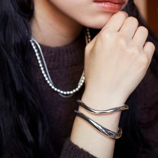 Double line bangle (B148) | onesea