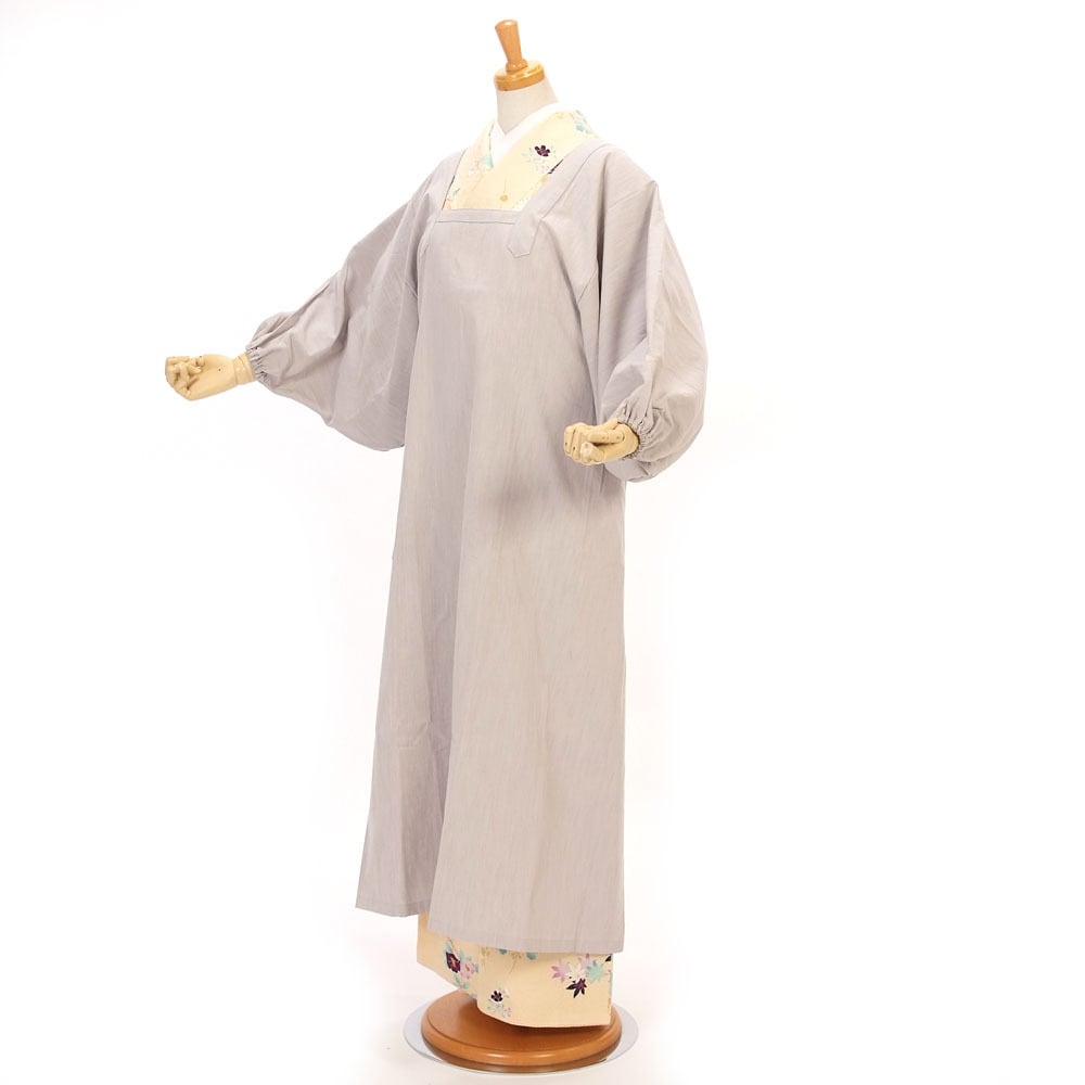 きもの山喜】割烹着 和装 ロングかっぽう着 水屋着 オリジナル 120cm