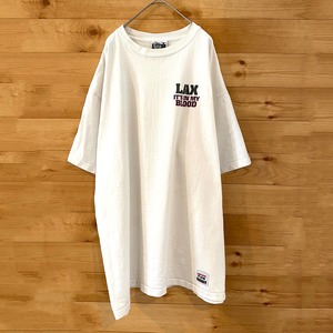 【Aussie T】90s USA製 Tシャツ ヘビーウェイト XL ビッグサイズ ラクロス バックプリント ヴィンテージ US古着