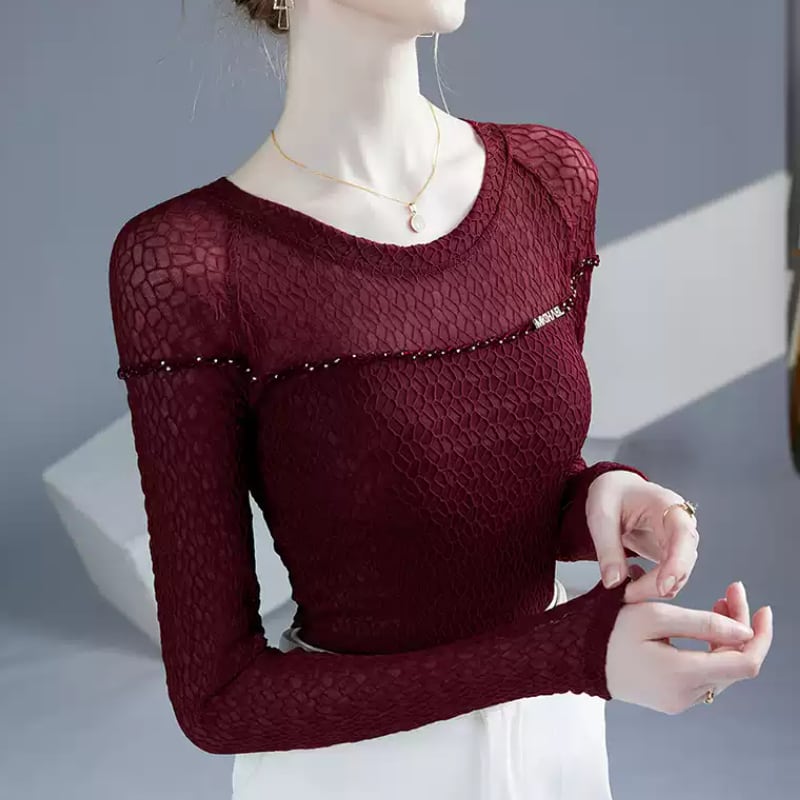 ロングスリーブ クルーネック プルオーバー トップス ds1170