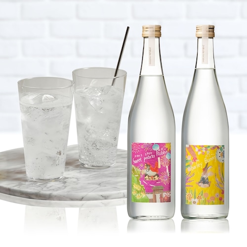 SHOCHU REPUBLIC Sweet Potato Robbin (スウィート ポテト ロビン) × Barley Bunny (バーリィ バニー)焼酎2本セット
