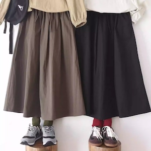 6色/ウエストリボンAラインスカート ・9923 6色/ウエストリボンAラインスカート ・9923
