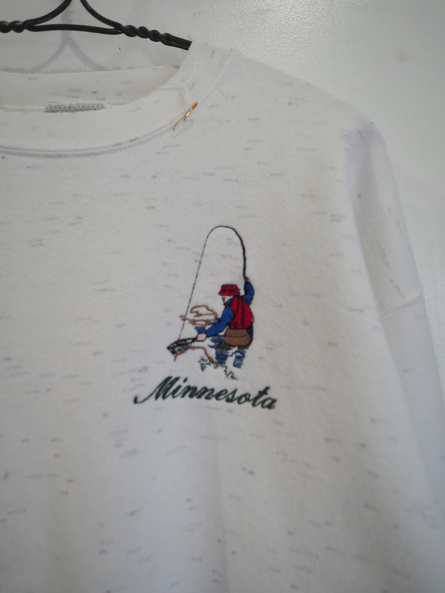 1990’s USA ONEITA Minnesota Embroidered Sweatshirt／L