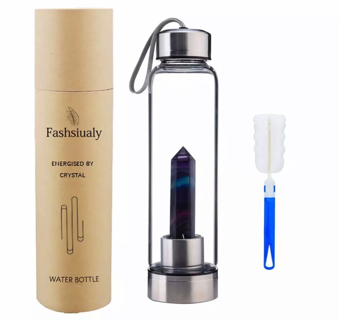 4 Colors/ 全4種】Natural Crystal Water Bottle/ 天然石ウォーター