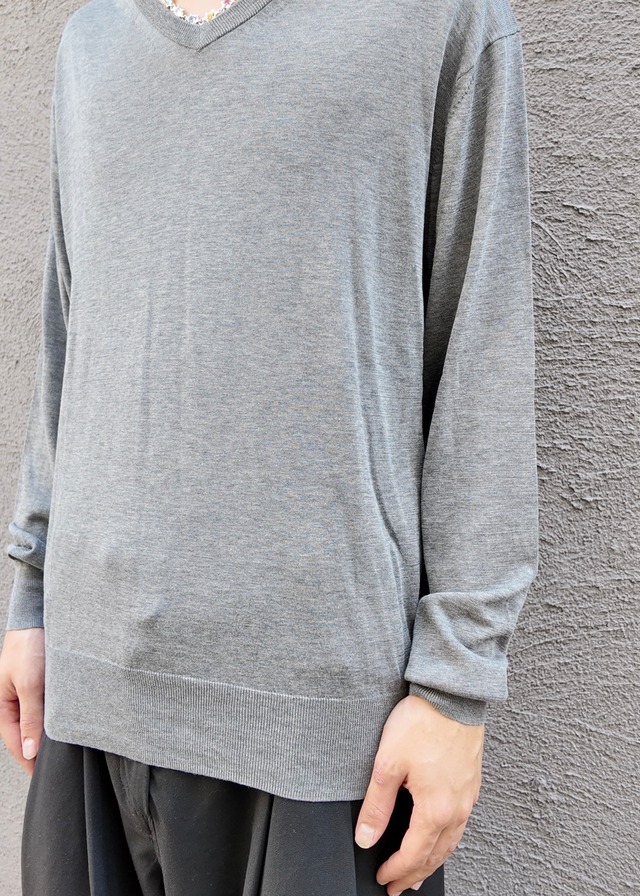 【CABANE de ZUCCA】grey basic knit