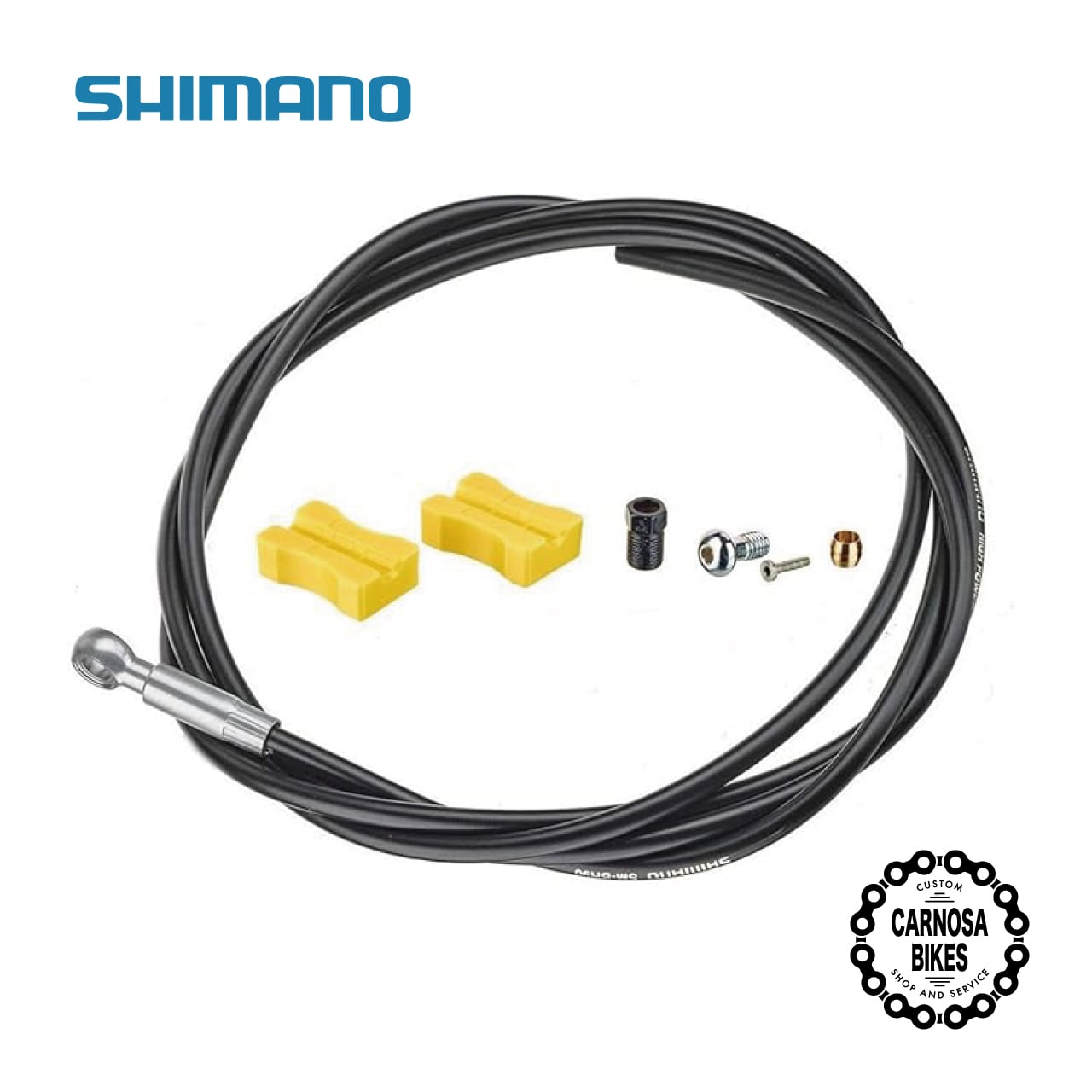 【SHIMANO】SM-BH90-SBLS-B ディスクブレーキホース 1000mm ISMBH90SBLSL100B