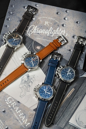 【GRAHAM グラハム】Chronofighter Vintage BLUE  クロノファイターヴィンテージ ブルー ／国内正規品 腕時計