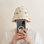 [Pattern] フリンジリボンバケットハット〈大人size〉