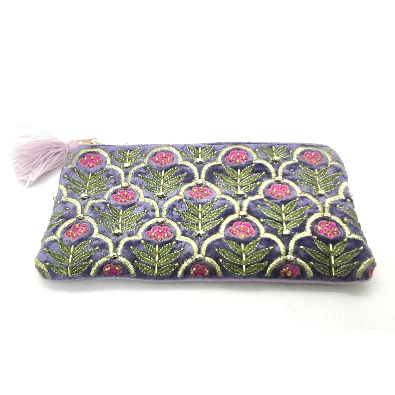 刺繍ポーチ フラワー