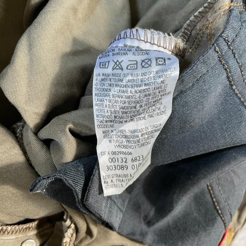【W32 L34】 europe levi's ブラウン engineered 詳細写真7
