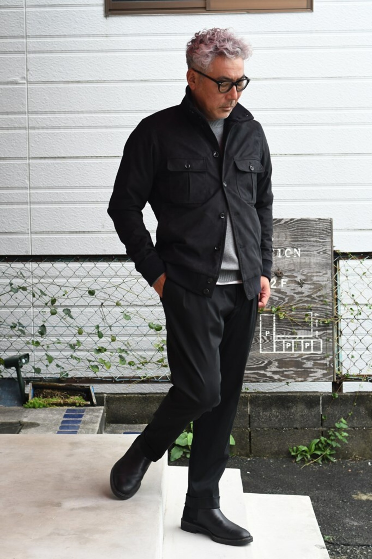 junhashimoto COMBINATION BLOUSON 親しかっ 