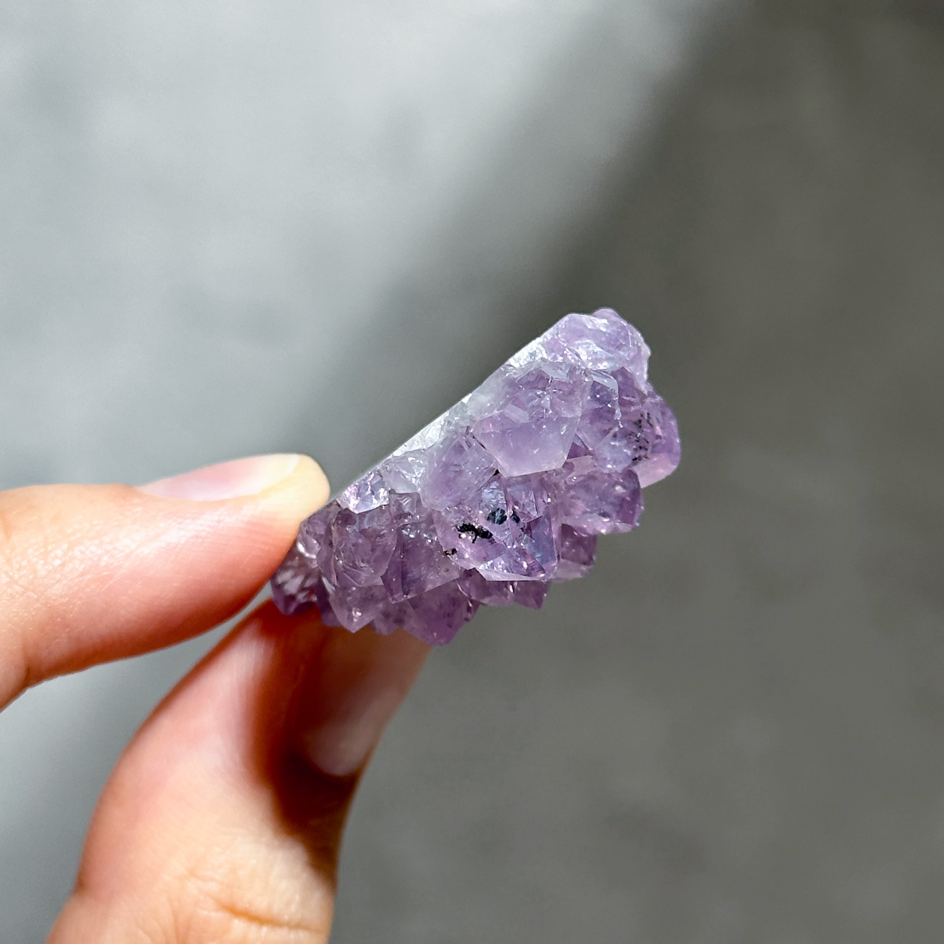 ウルグアイ産フラワーアメジスト 原石43◇ Flower Amethyst ◇天然石