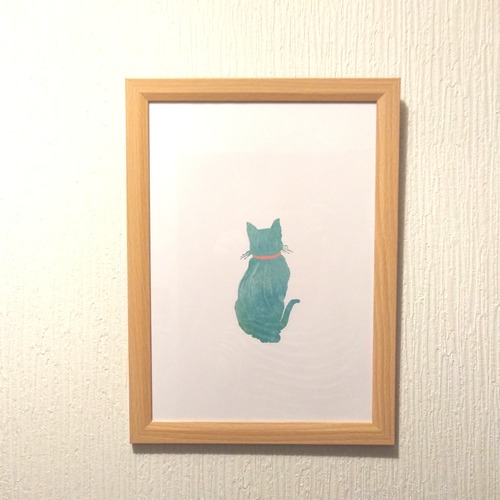 ポスター A4サイズ 猫01