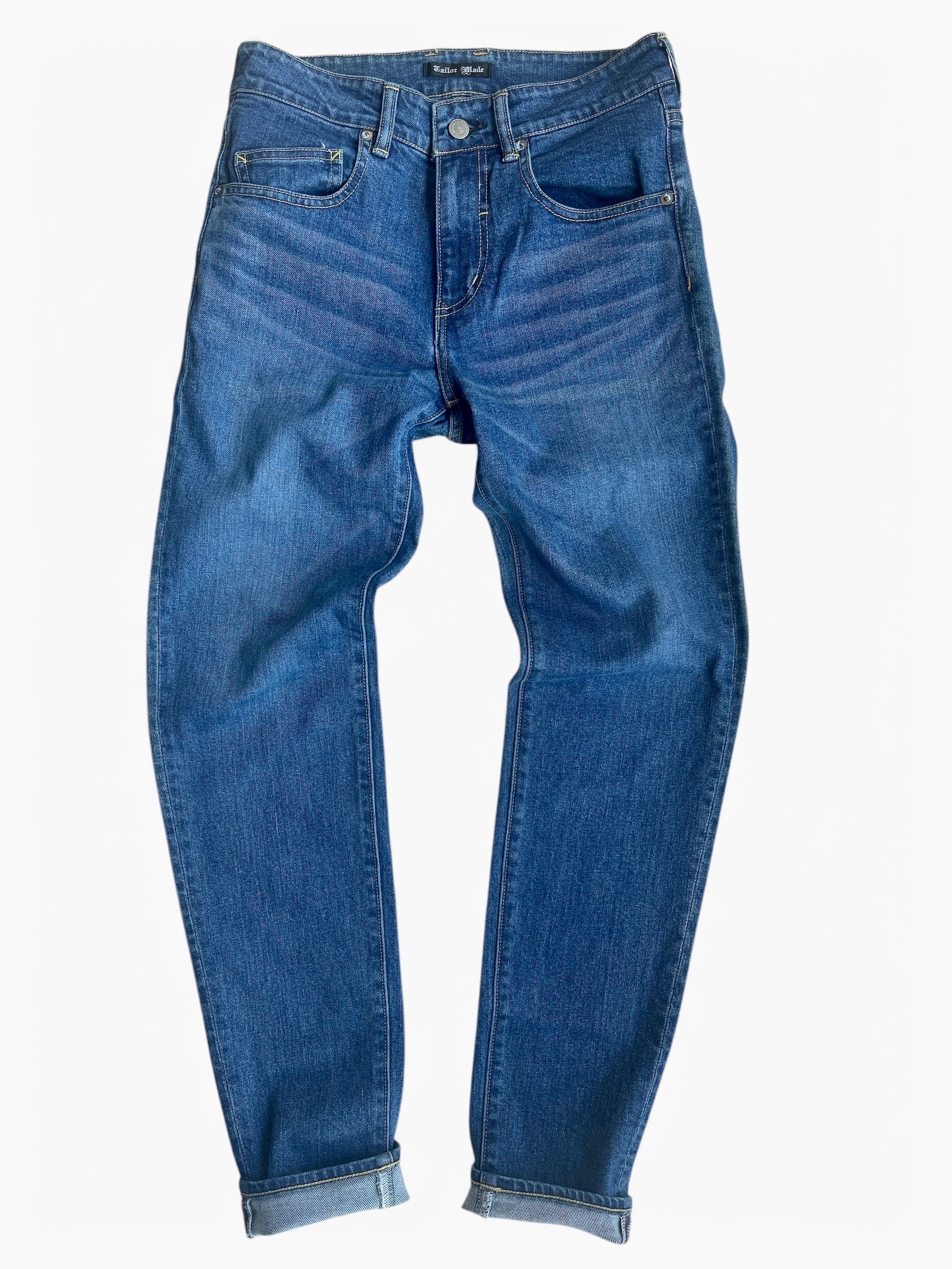 ☆リーバイス Levis 501☆濃紺インディゴ ダメージリペア 鬼ヒゲ