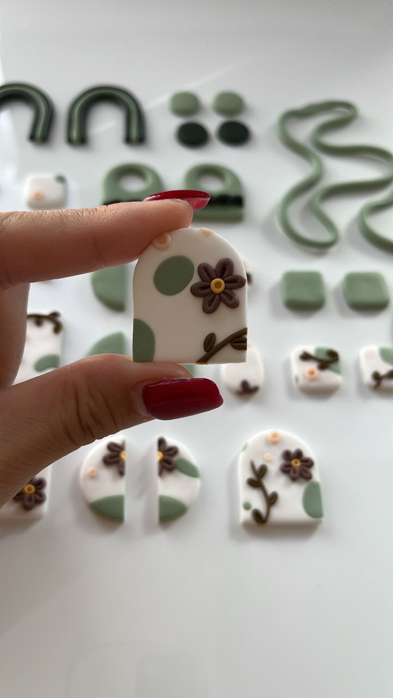 ポリマークレイピアス * サージカルステンレ -23