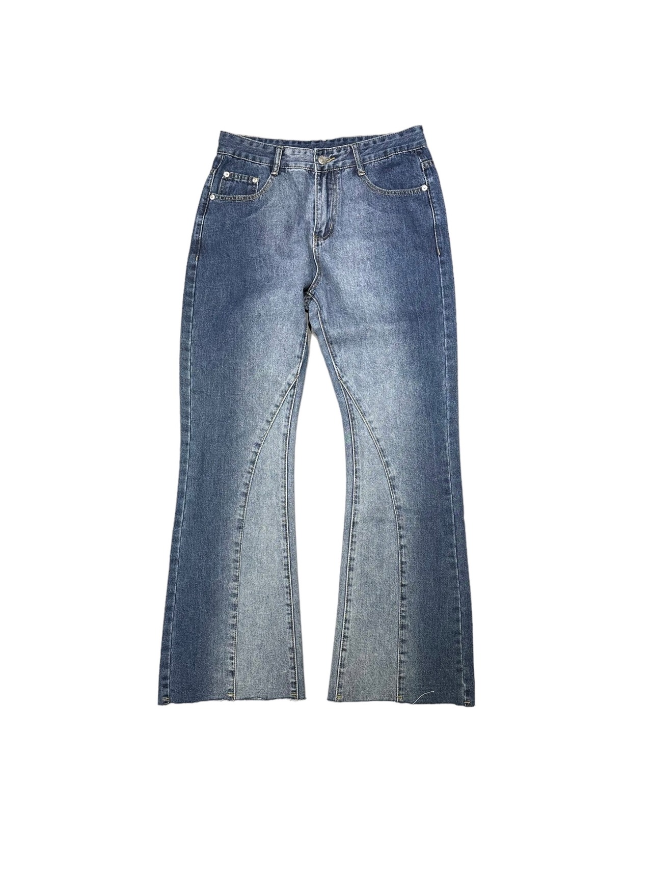 【ALUDE SELECT】design flare denim pants