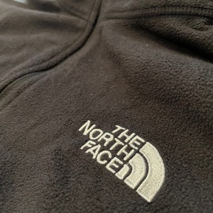 【THE NORTH FACE】企業系 ハーフジップ フリース ジャケット 刺繍ロゴ Lサイズ ノースフェイス US古着