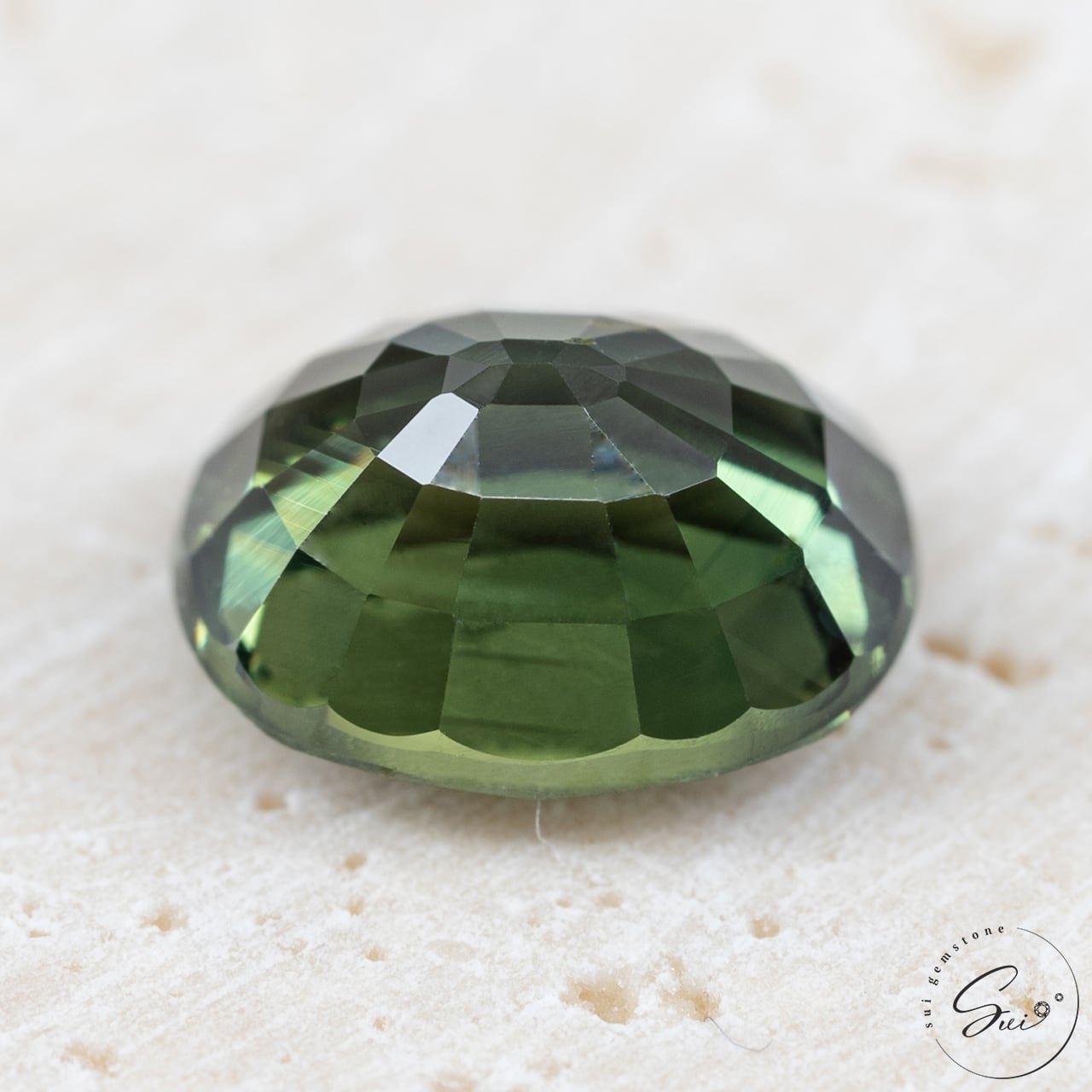 天然【非加熱】サファイア・ブルーグリーン 1.00ct 日宝協ソーティング