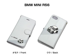 ボディ25色設定　手帳型iPhoneケース 外車 BMW MINI R56