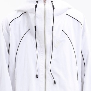 SALE 送料無料【HIPANDA ハイパンダ】メンズ ブルゾン MEN'S HIGH-COLLAR BLOUSON / WHITE