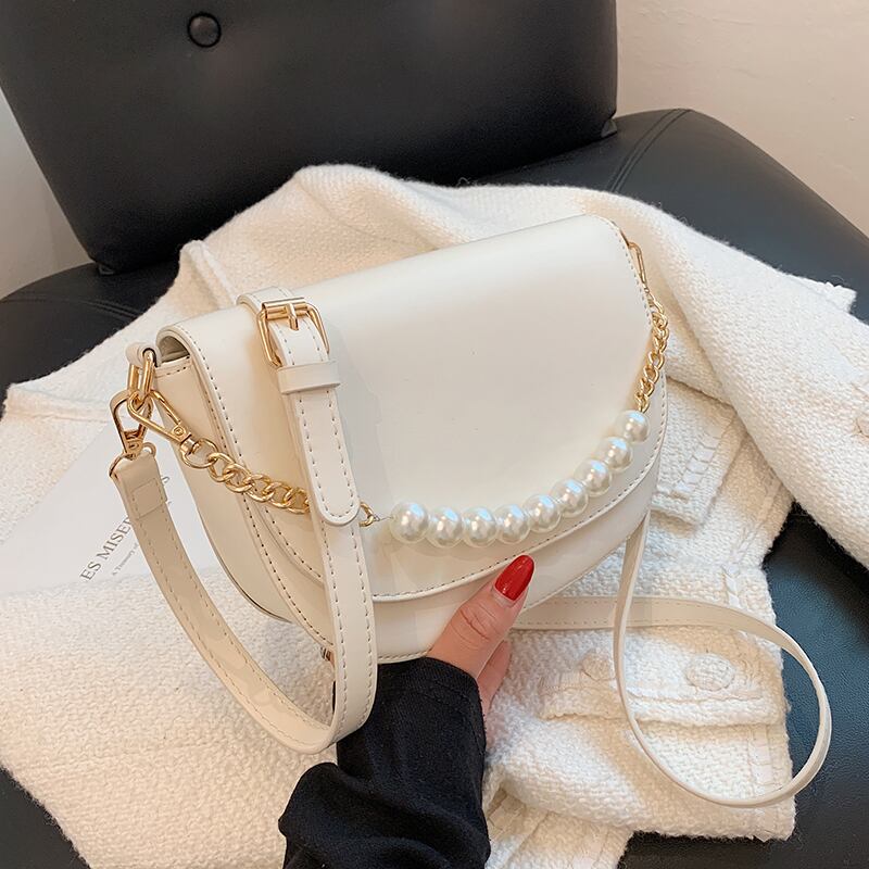 パールチェーン 真珠 メッセンジャーバッグ サドルバッグ シートバッグ Tiancai_Wing_Bag61644308363