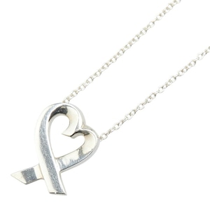 ティファニー パロマ ピカソ ラビングハート ネックレス SV925 シルバー レディース TIFFANY&Co. 【中古】