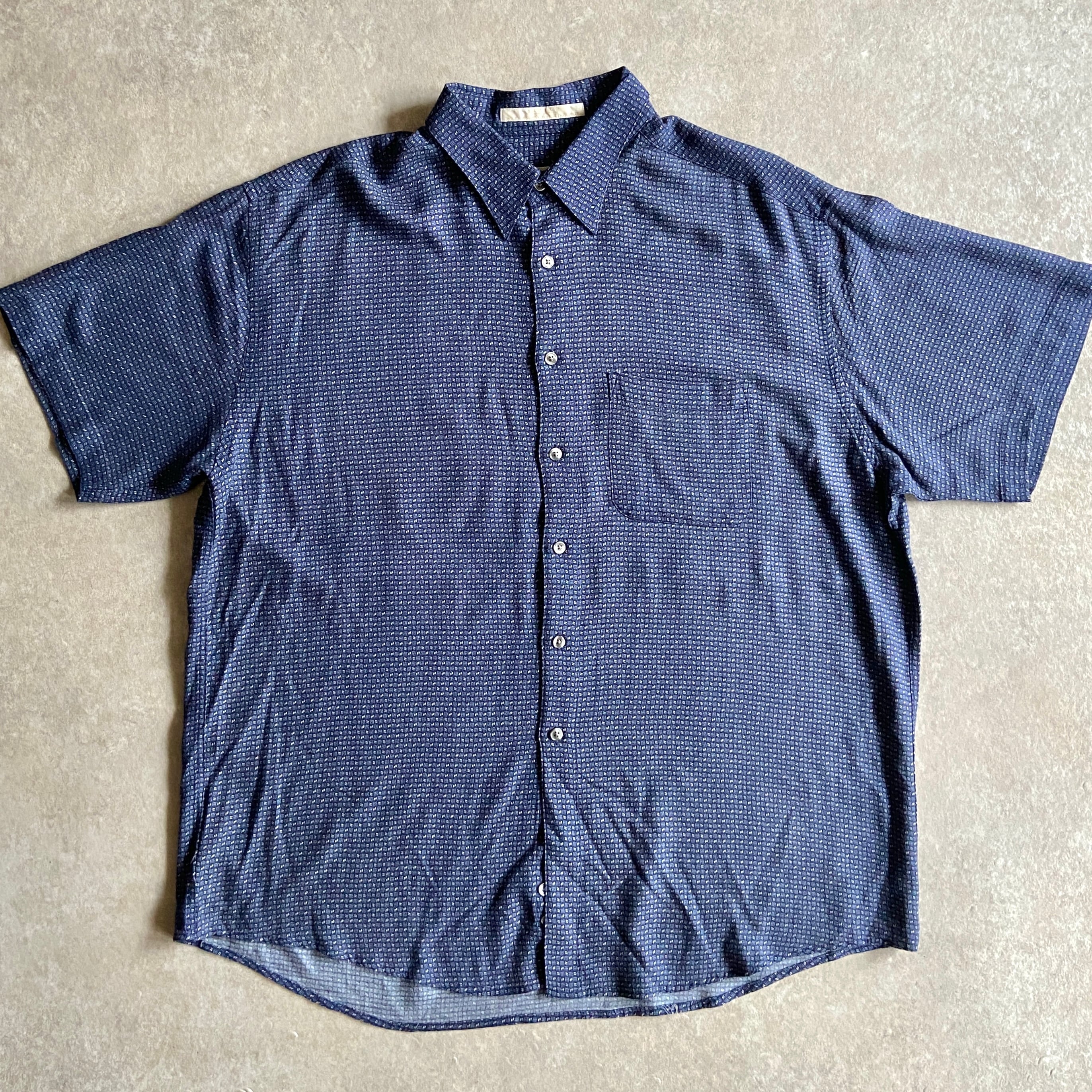 Perry Ellis Rayon Shirt XL H222