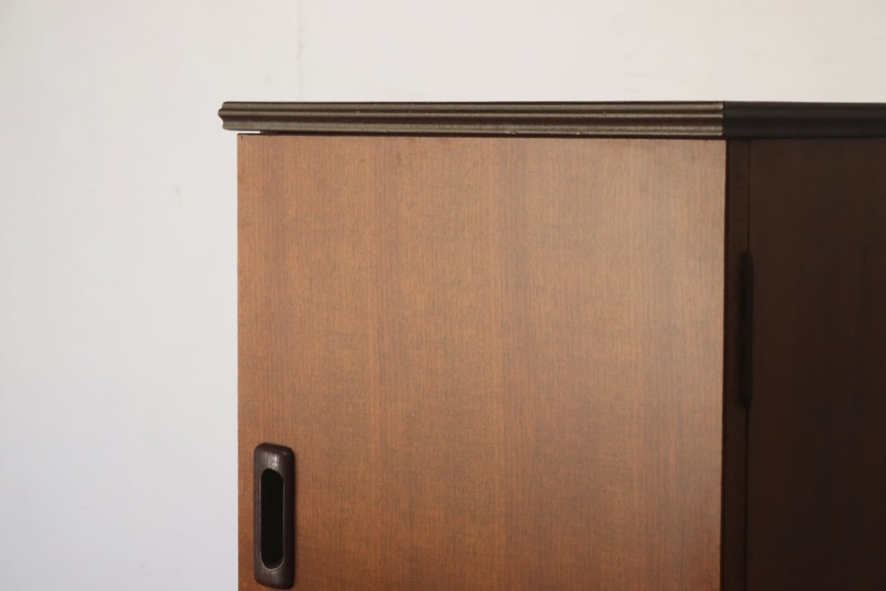 ヴィンテージ レコードラック キャビネット ケース 収納 仕切り 木製