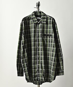 ATELANE / check loose silhouette regular shirt (GRN) 23A-15000