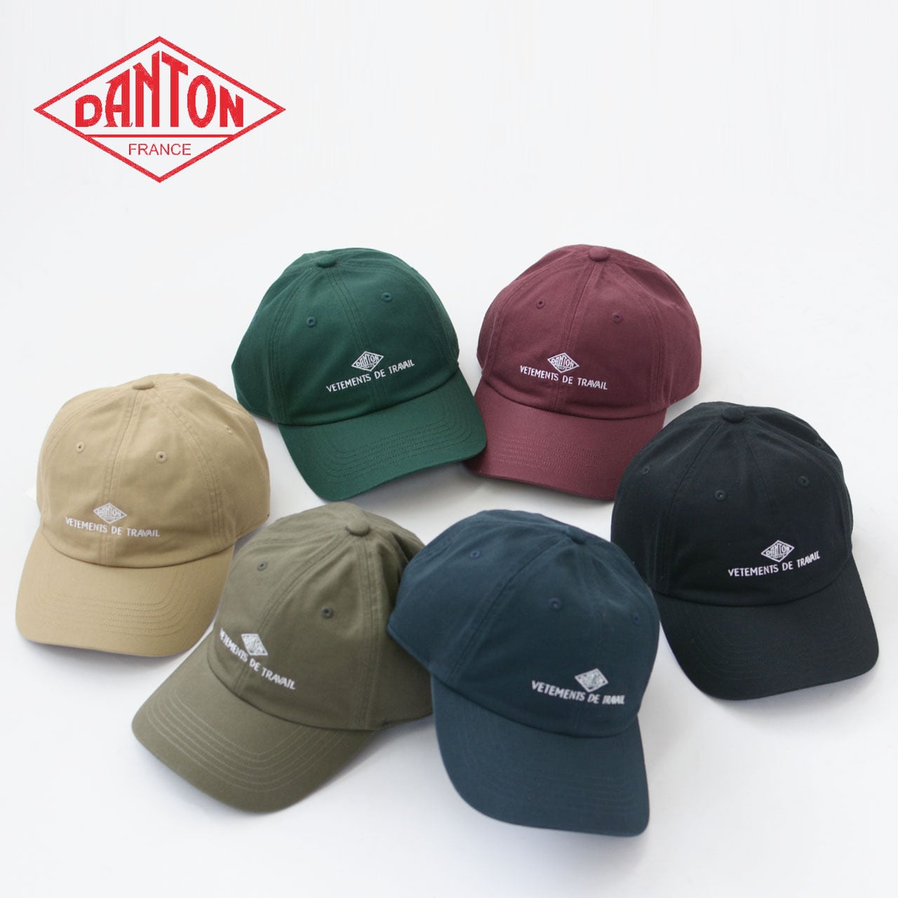 DANTON [ダントン] LOGO CAP [DT-H0157TKC] 6パネルキャップ・ロゴ