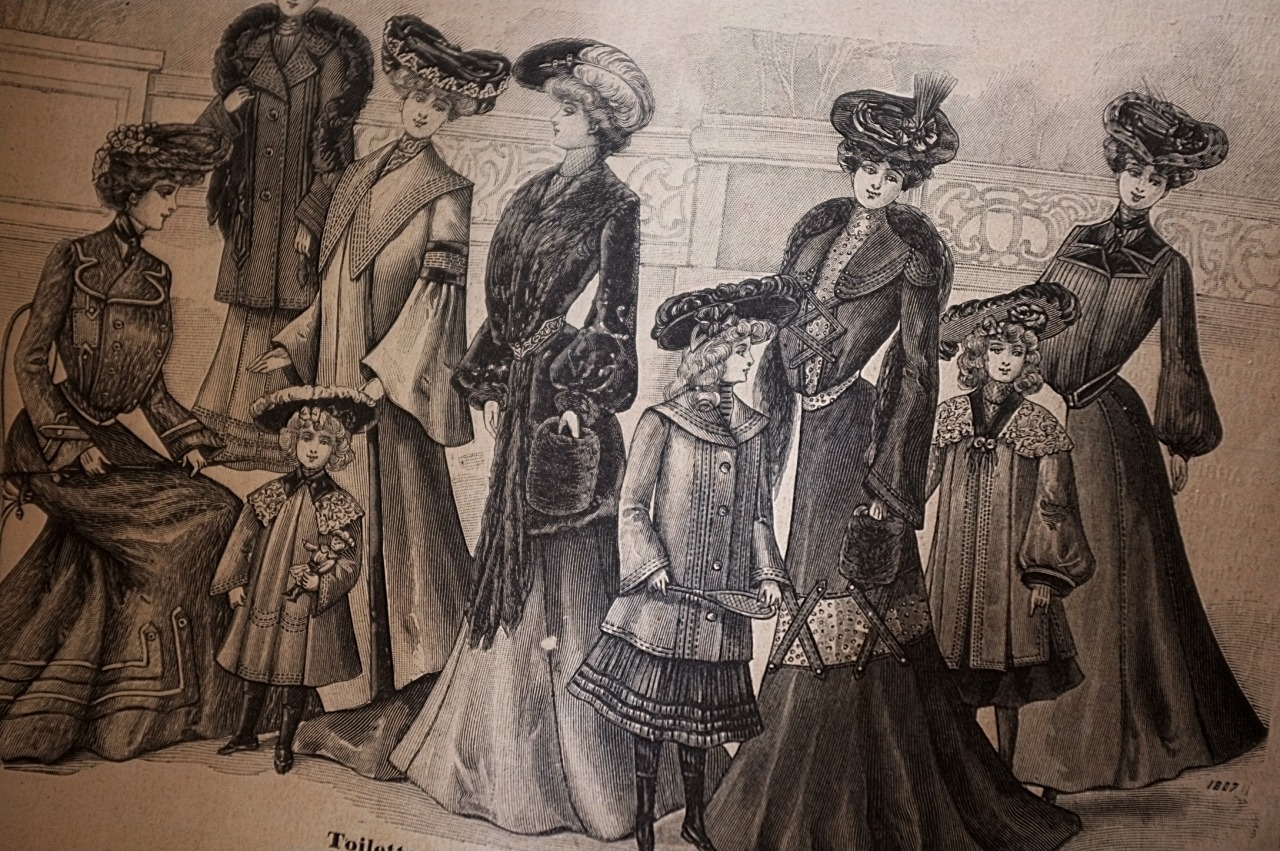 1903s Le Petit Echo de la Mode 44c 永遠の淑女とモード新聞