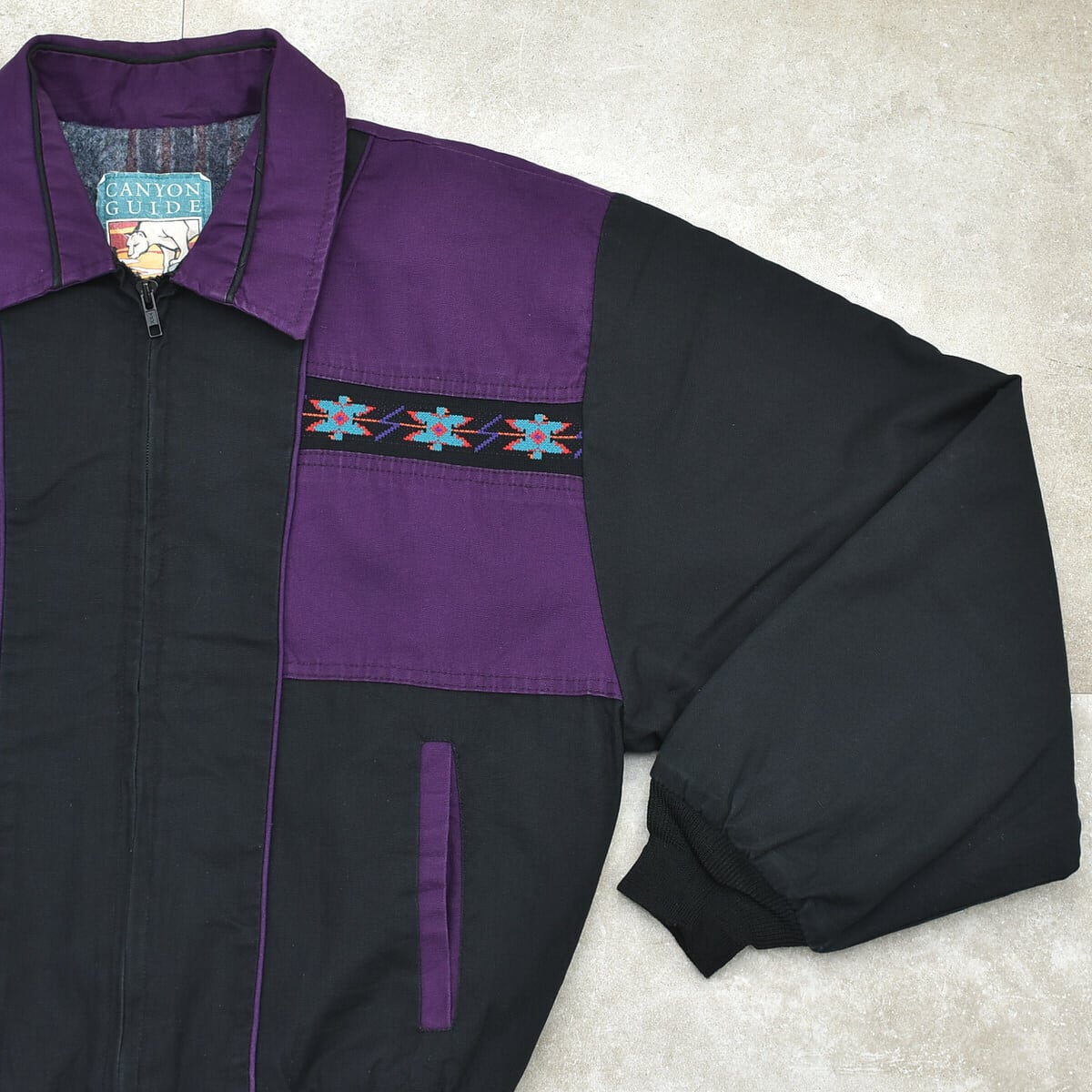 80～90's CANYON GUIDE native pattern jkt | 古着屋 grin days memory 【公式】古着通販  オンラインストア powered by BASE