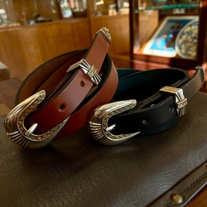 ムーンシャインレザー【Moonshine Leather】1.8cm幅 ブラック