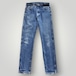 【USA製】90s Wrangler 13MWZ デニム パンツ ジーンズ メンズ W34 BLUE フェード 色落ち アメリカ製 VINTAGE ラングラー ストレート 正規品