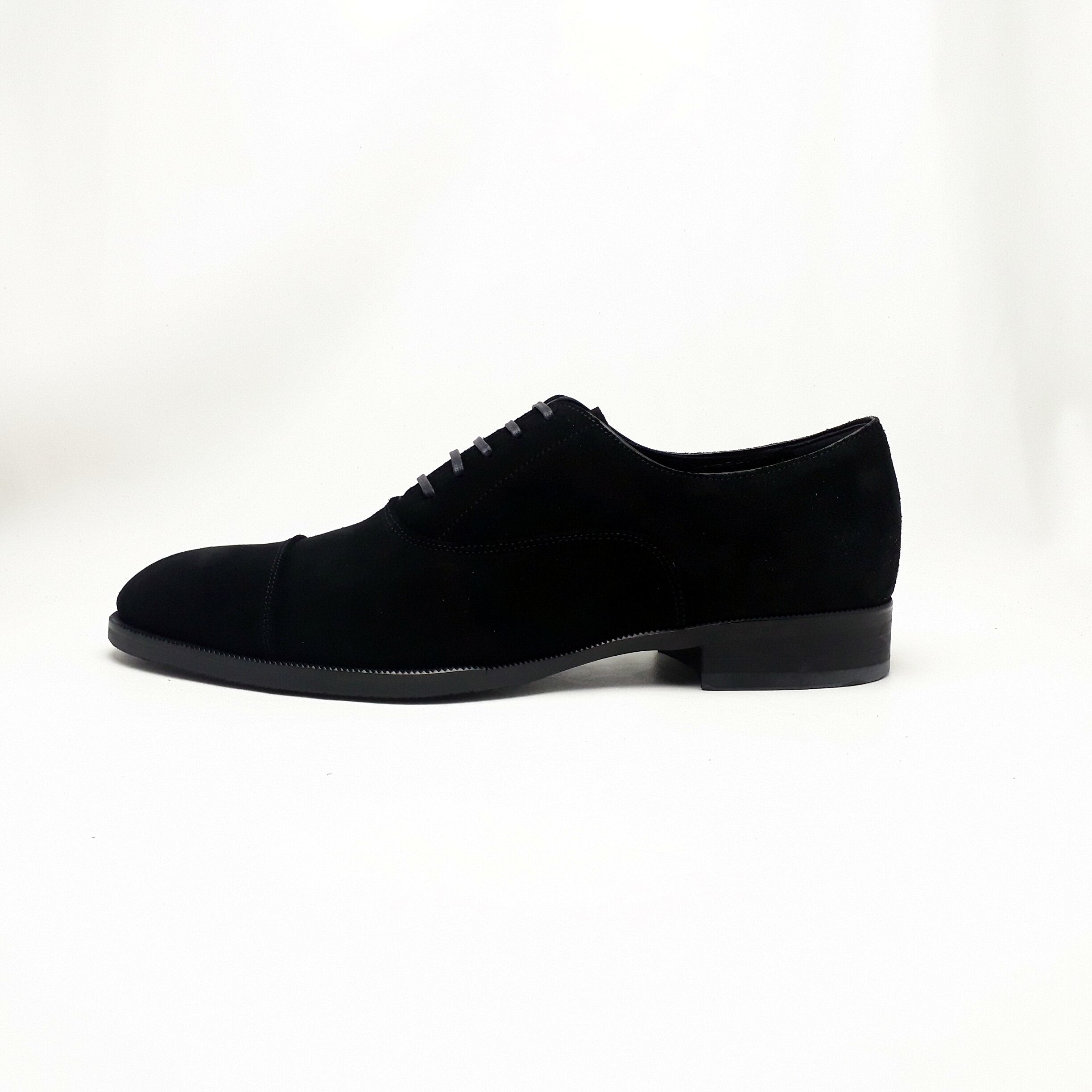 Cap toe  suede【S-0001 S-BLK】