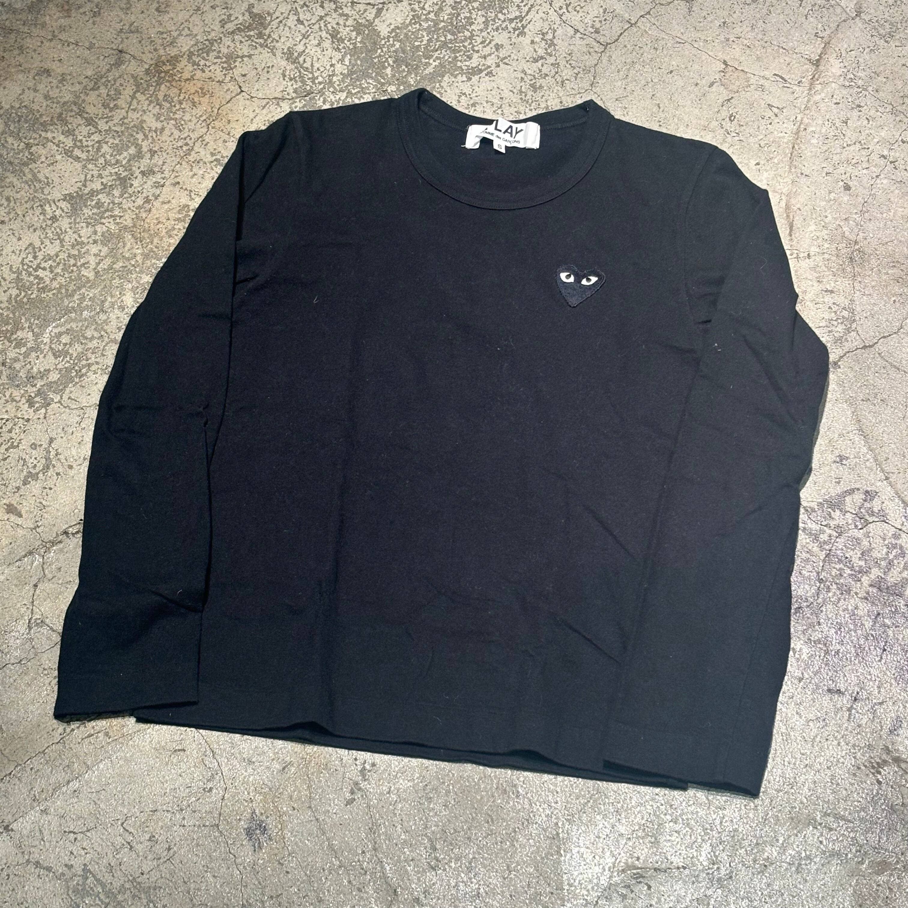 Play COMME des GARCON プレイ コムデギャルソン ハート ワッペン 長袖 