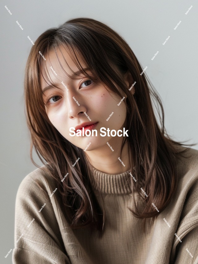 【レディース】セミロングワンカール