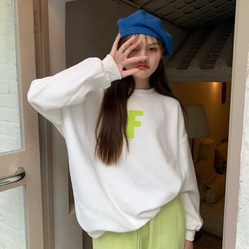 ルーズプリントセーター レディースオータムカジュアルジャケット 秋物 YY-ファッション67998100186