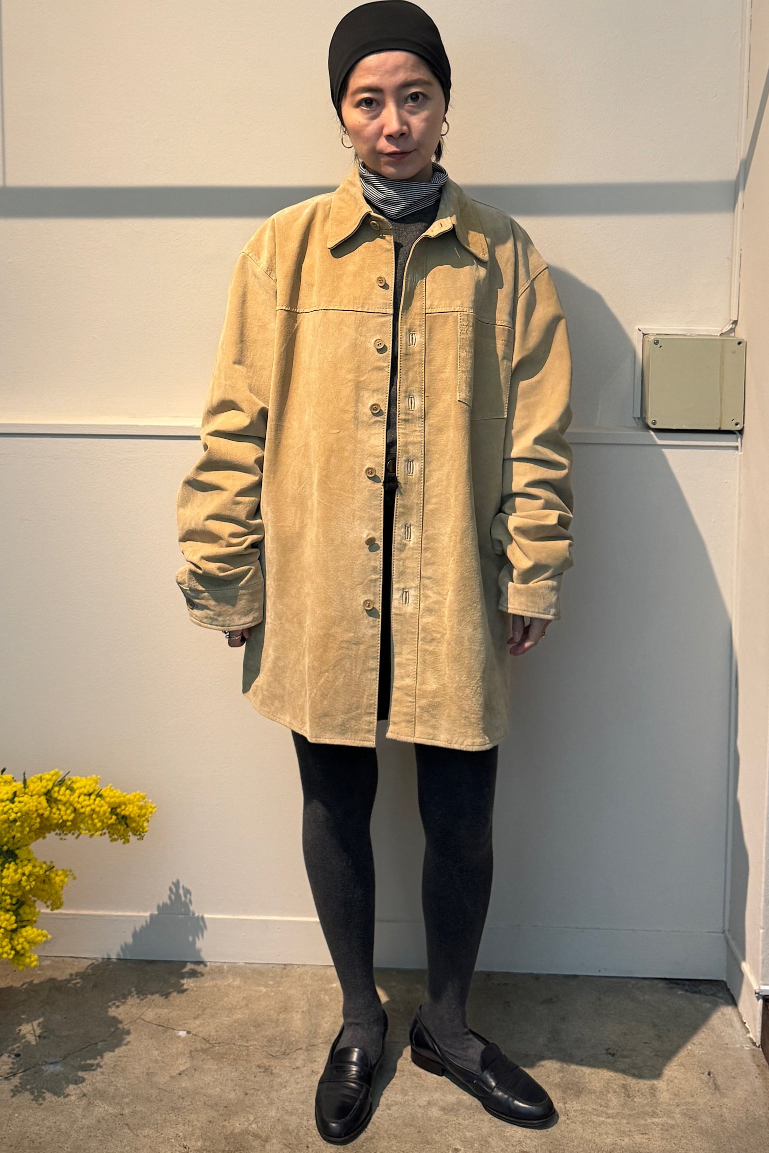 Norm Thompson スエードレザーシャツジャケット