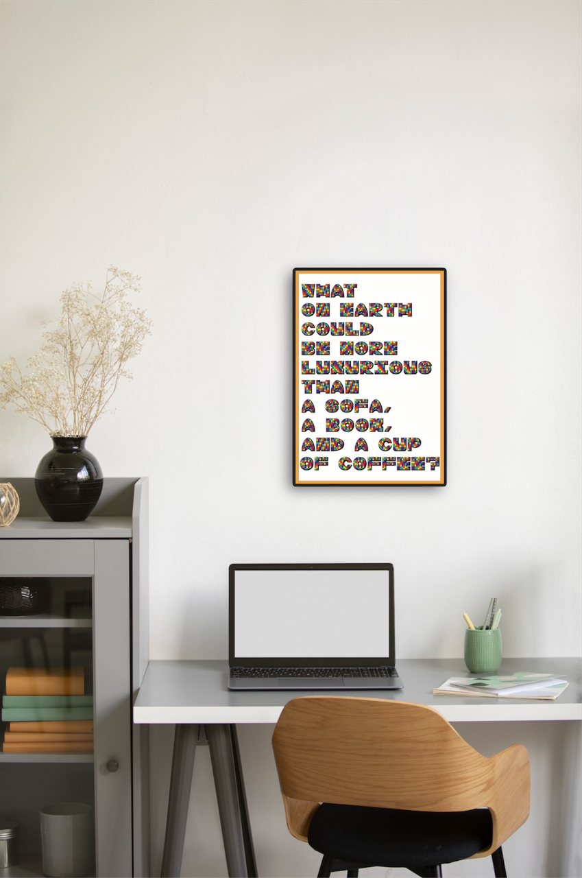 DHD(M)039【フレーム付きインテリアポスターA3　サンドウィッチもほしい】