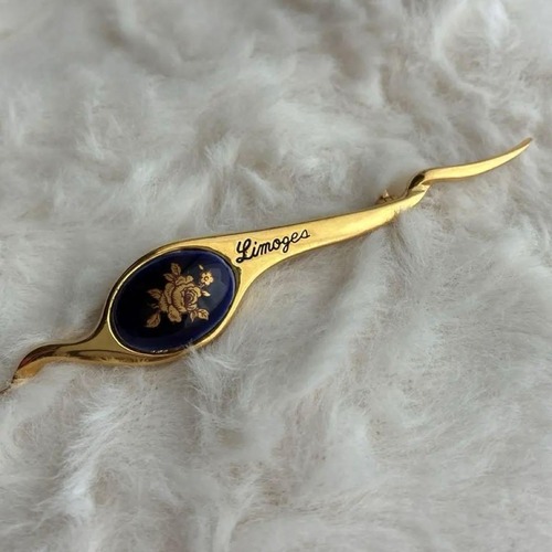 Limoges ブローチ　#1127