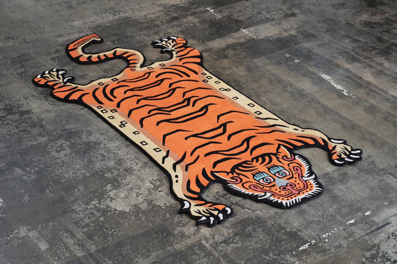 Tibetan Tiger Rug 《Lサイズ•ウール・オリジナル3・トラディショナル