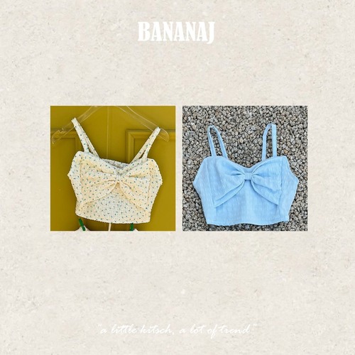 【予約】bananaj / ティンカーベルリボントップ