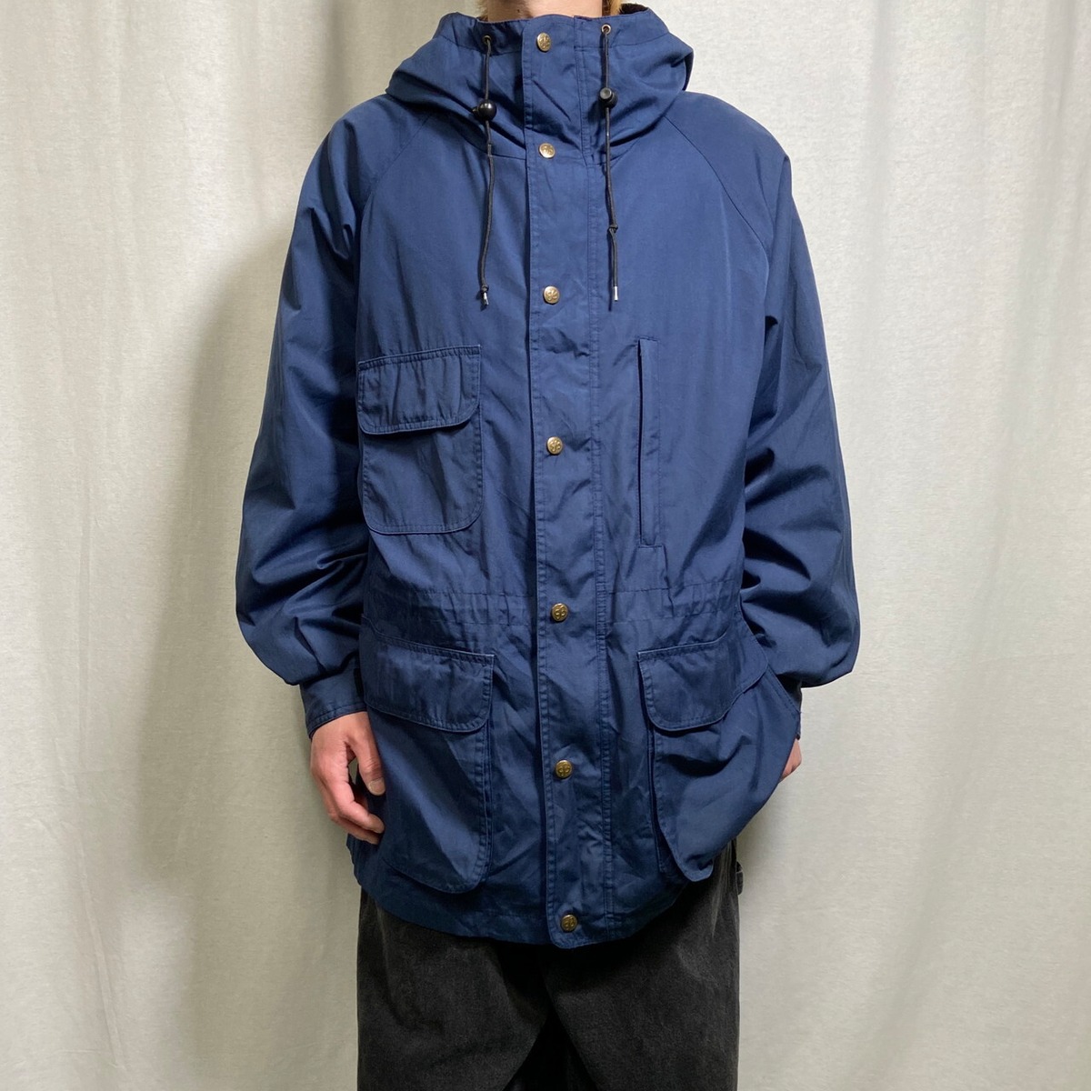 80〜90年代 EDDIE BAUER エディーバウアー マウンテンパーカー 黒タグ 