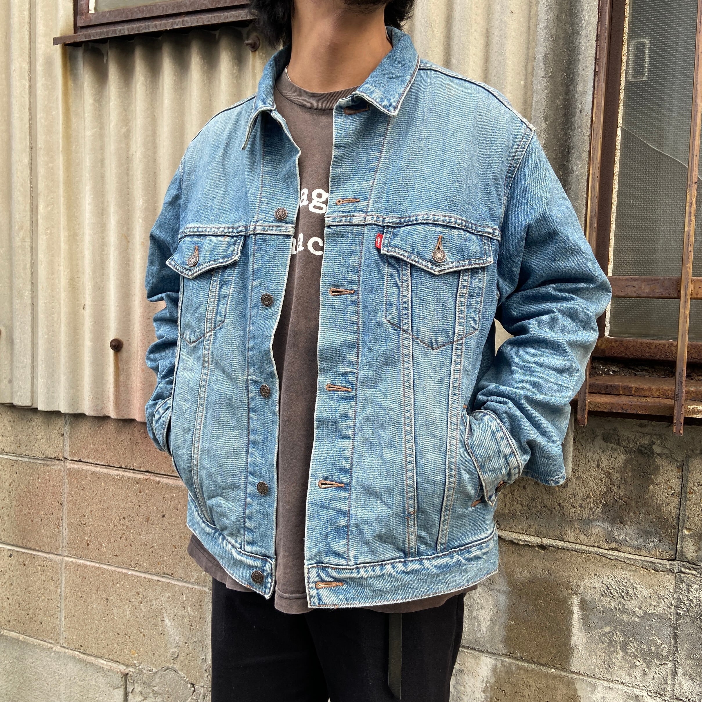 00年代 ビンテージ Levi's リーバイス 70507 デニムジャケット メンズL 古着 00S ヴィンテージ トラッカージャケット  【デニムジャケット】【3anniv】 | cave 古着屋【公式】古着通販サイト