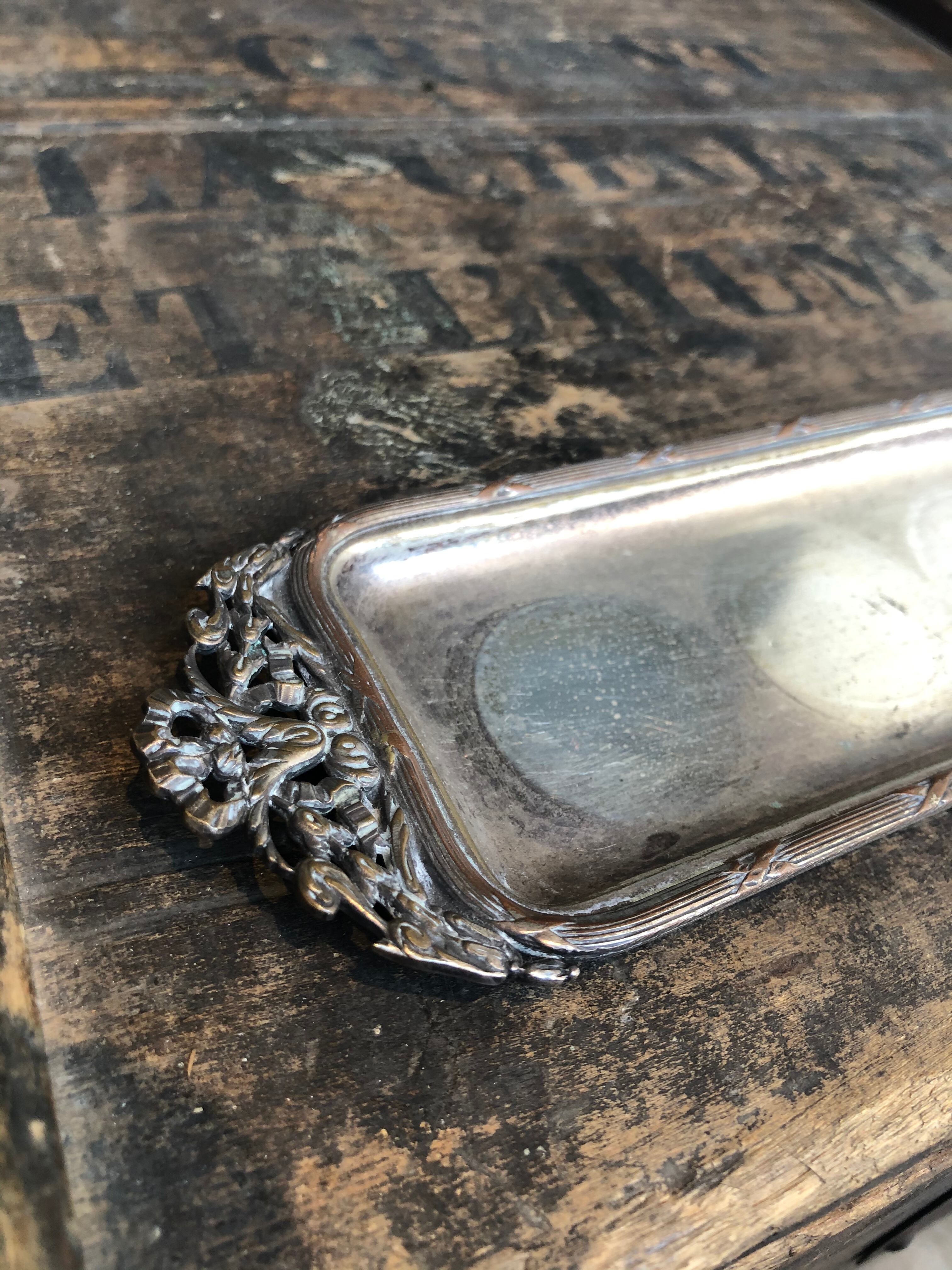 フランスアンティークトレイ付きリキュールカップセットセット