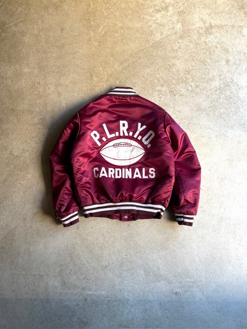 USA製 90's ALADEN ATHLETIC WEAR “QUILTING LINER NYLON SNAP JACKET”