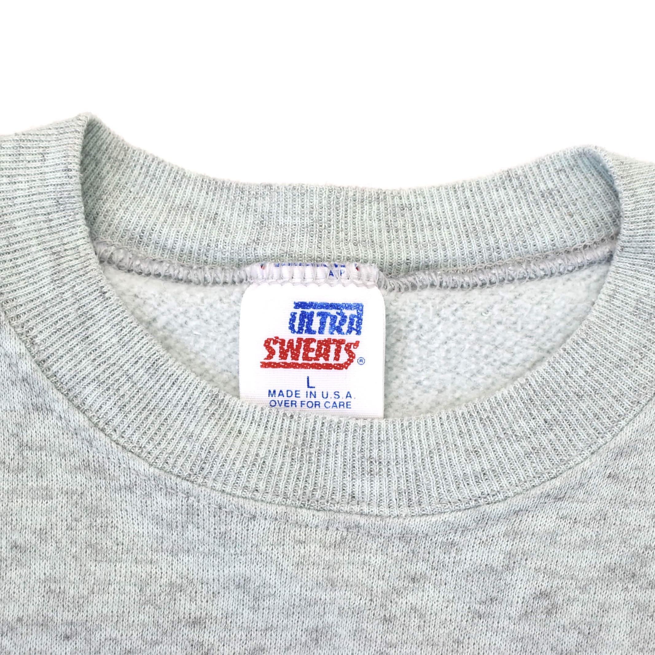 L] 90's ULTRA SWEATS Printed Sweat Heather Mint | mongos