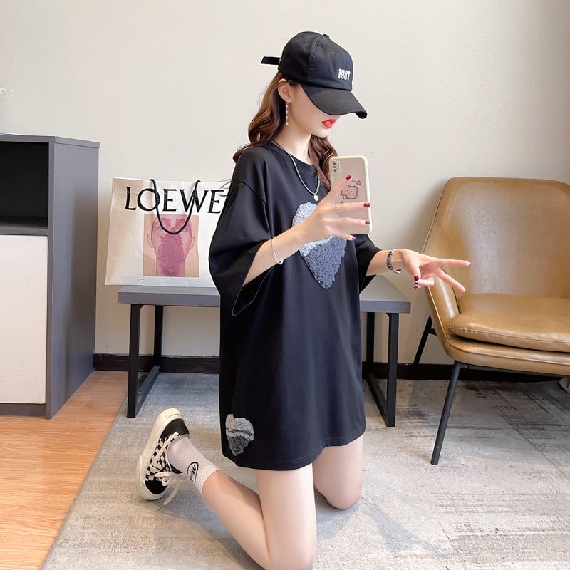 レディーストップス❤2点セット　半袖・七分丈　パーカー　Tシャツ 楽天市場】パーカー 七分袖（レディースファッション）の通販
