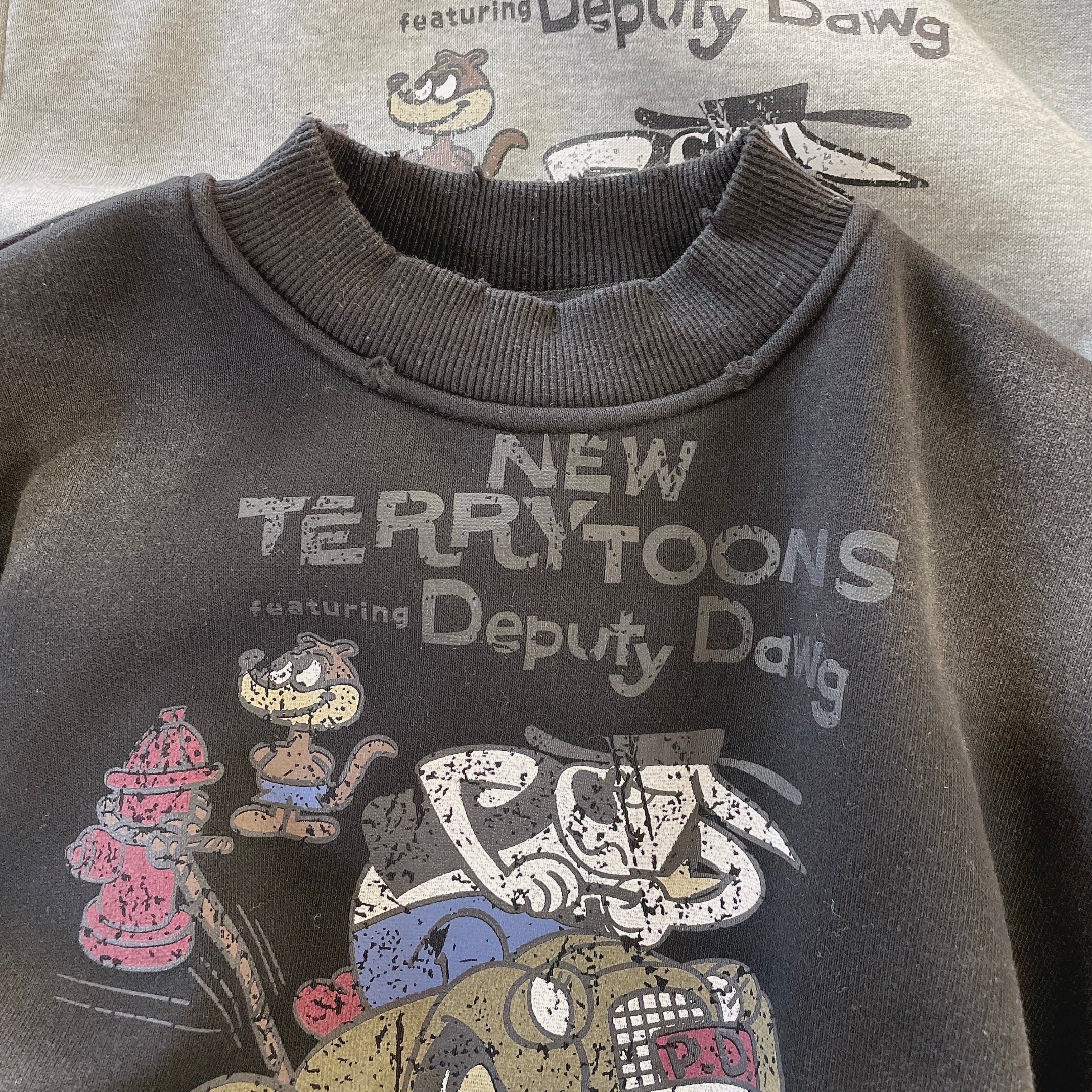 NEW TERRY TOONS裏起毛トレーナー